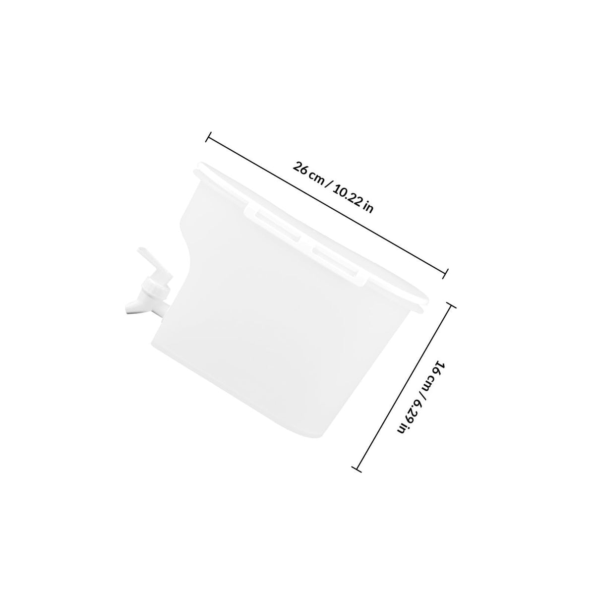Water Jug with Faucet Heat Resistant PP Pitcher H3283