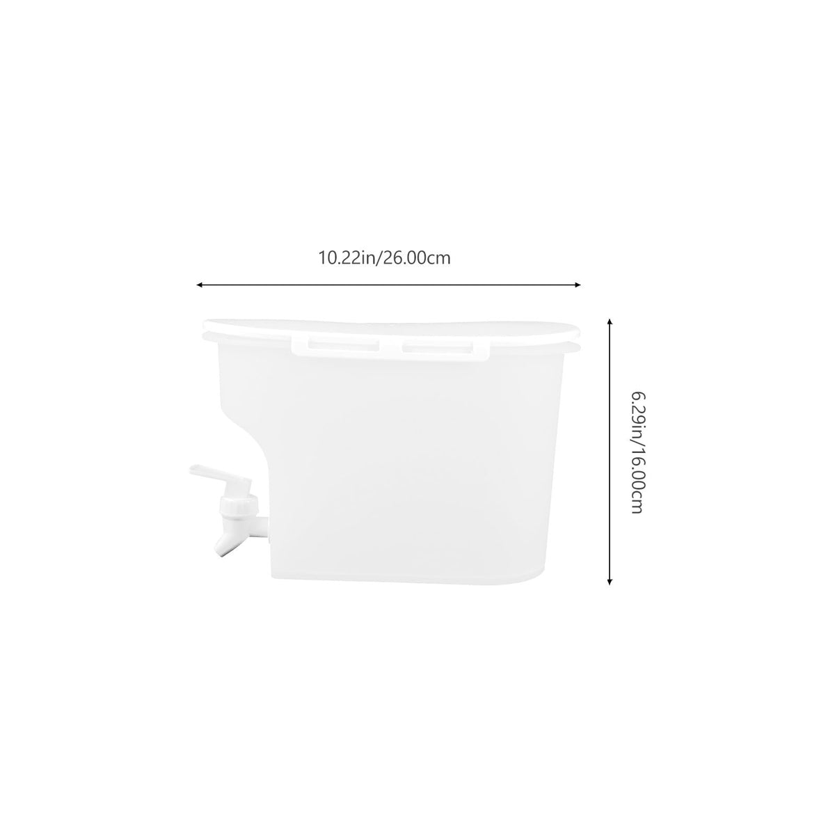 Water Jug with Faucet Heat Resistant PP Pitcher H3283