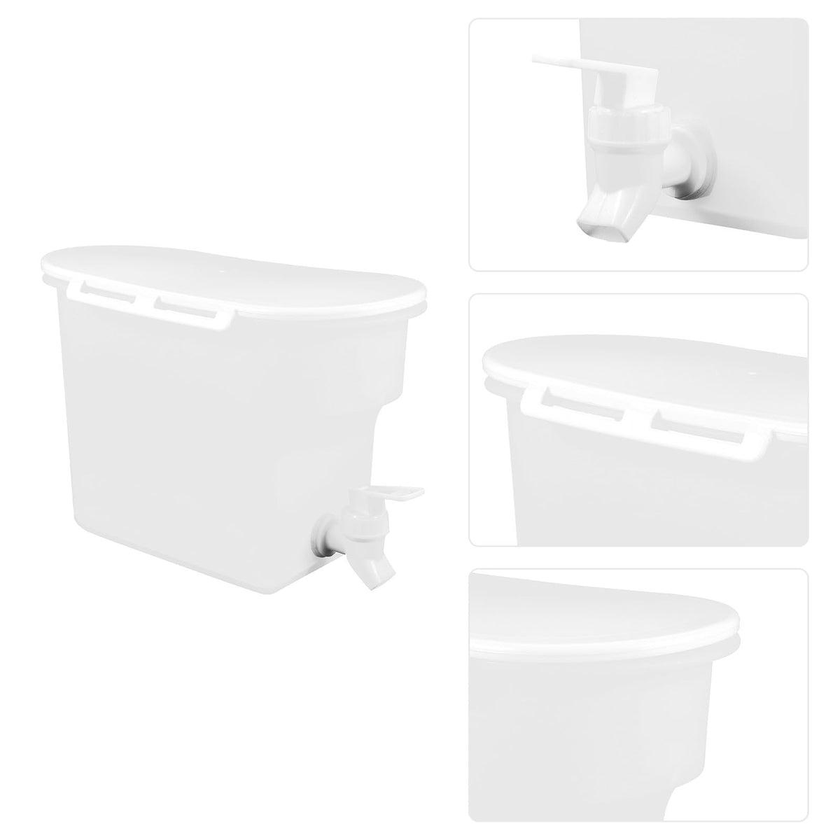 Water Jug with Faucet Heat Resistant PP Pitcher H3283