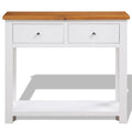 Solid Oak Wood Console Table G71964
