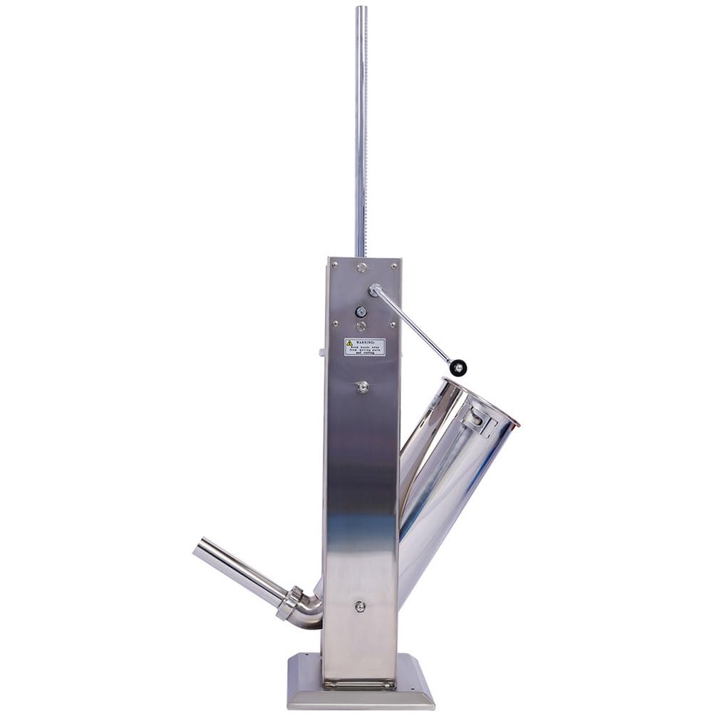 7L Stainless Steel Vertical Sausage Stuffer with 4 Stuffing Tubes G265830
