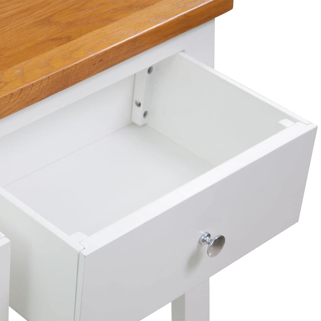 Solid Oak Wood Console Table G71964