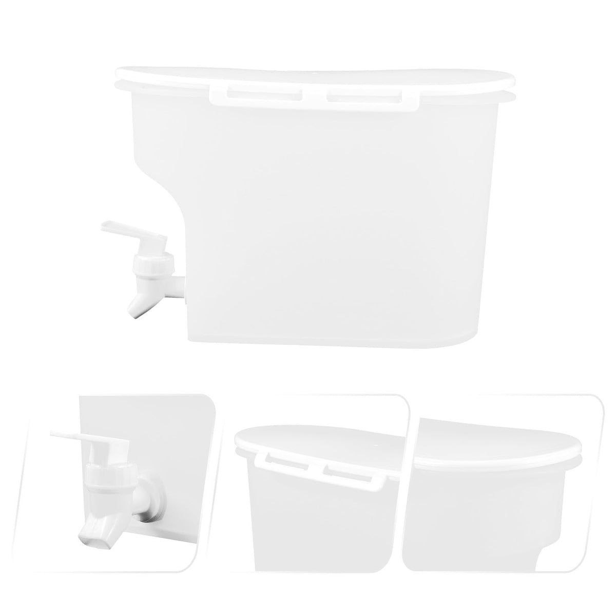 Water Jug with Faucet Heat Resistant PP Pitcher H3283