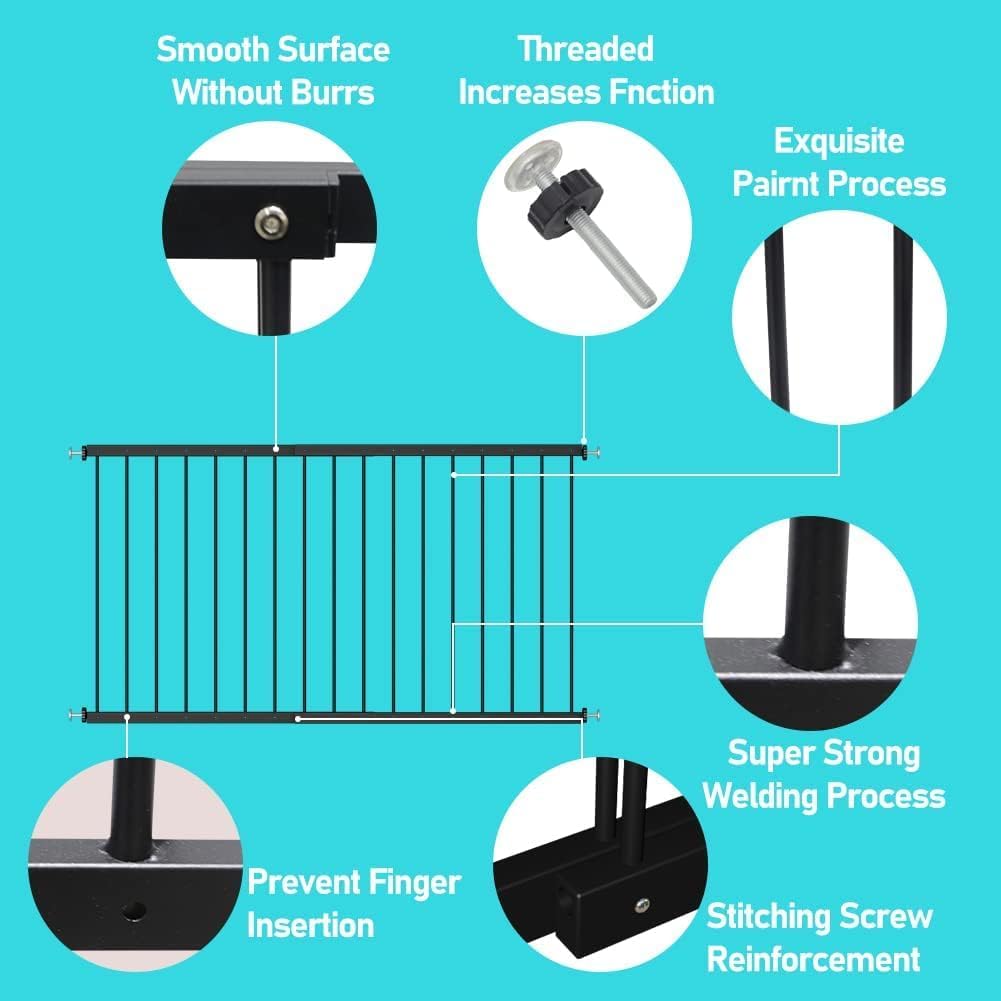 Black 2 Piece Window Guards F80338