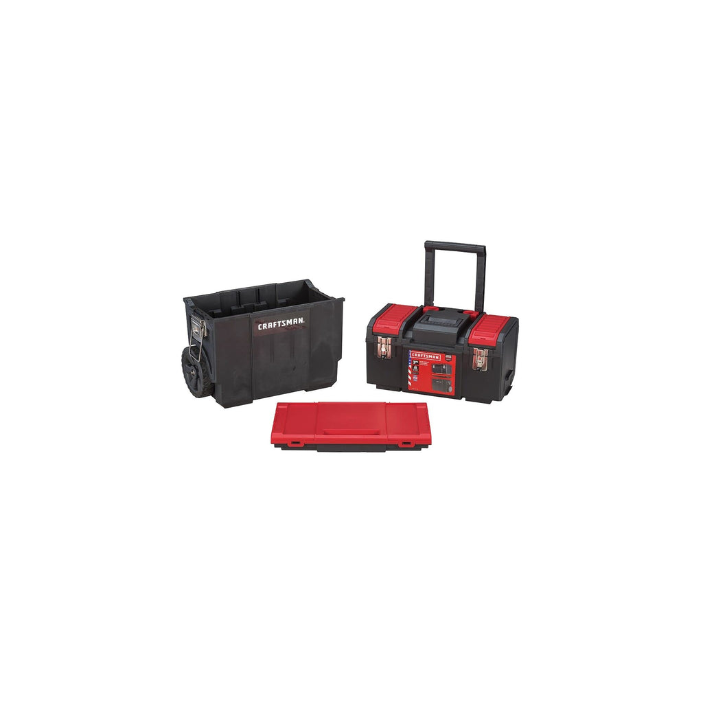 19-in. 3-in-1 Rolling Tool Box with Wheels D39734