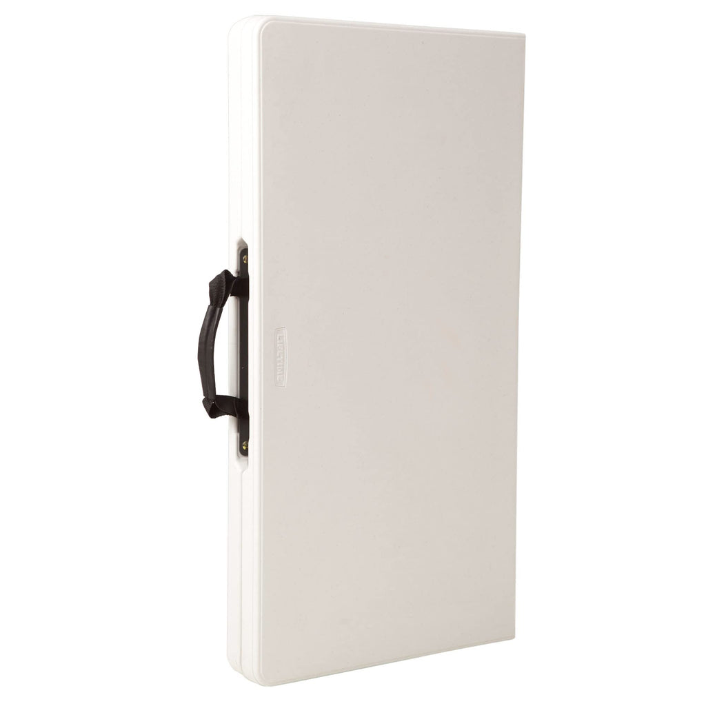 White 34 Inch Fold in Half Square Table H457178