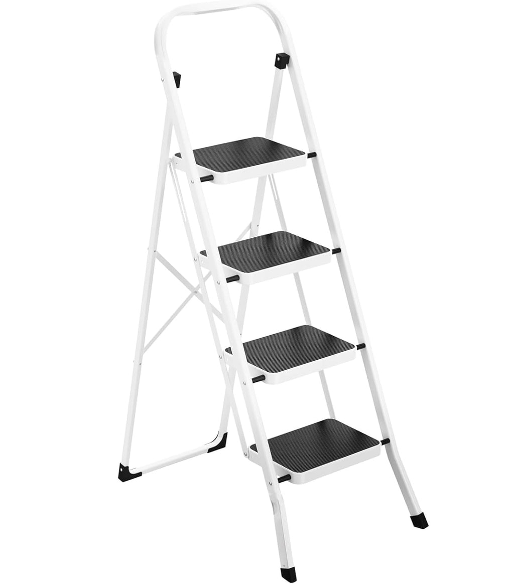 4 Step Folding Step Stool with Handle F572