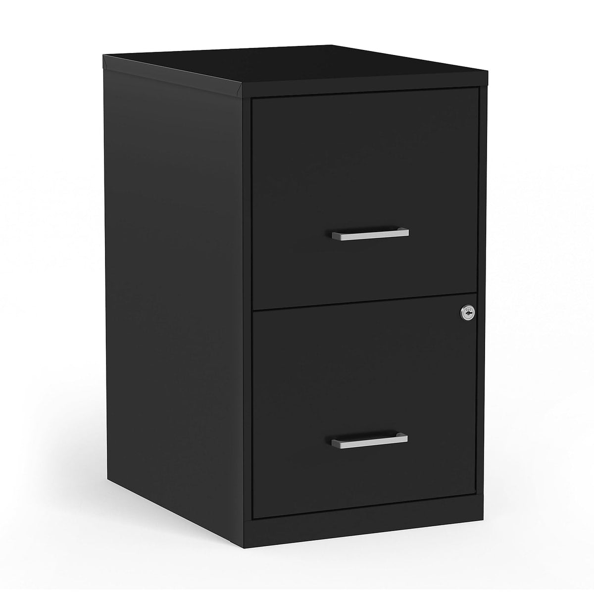 Black 2-Drawer Letter Size File Cabinet B347