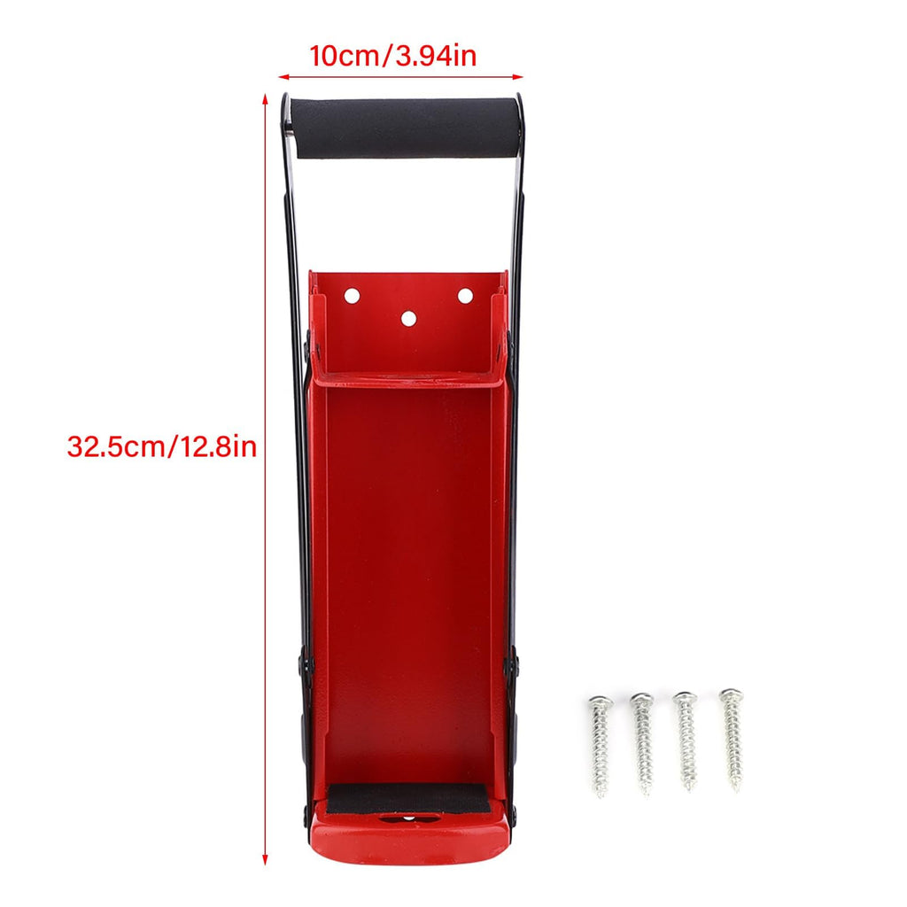 500ML Red Steel Can Crusher with Opener Y846236