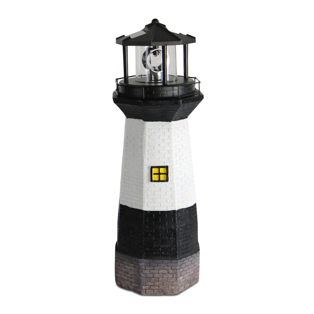 Solar Powered Lighthouse Garden Light with Rotating Beacon G887