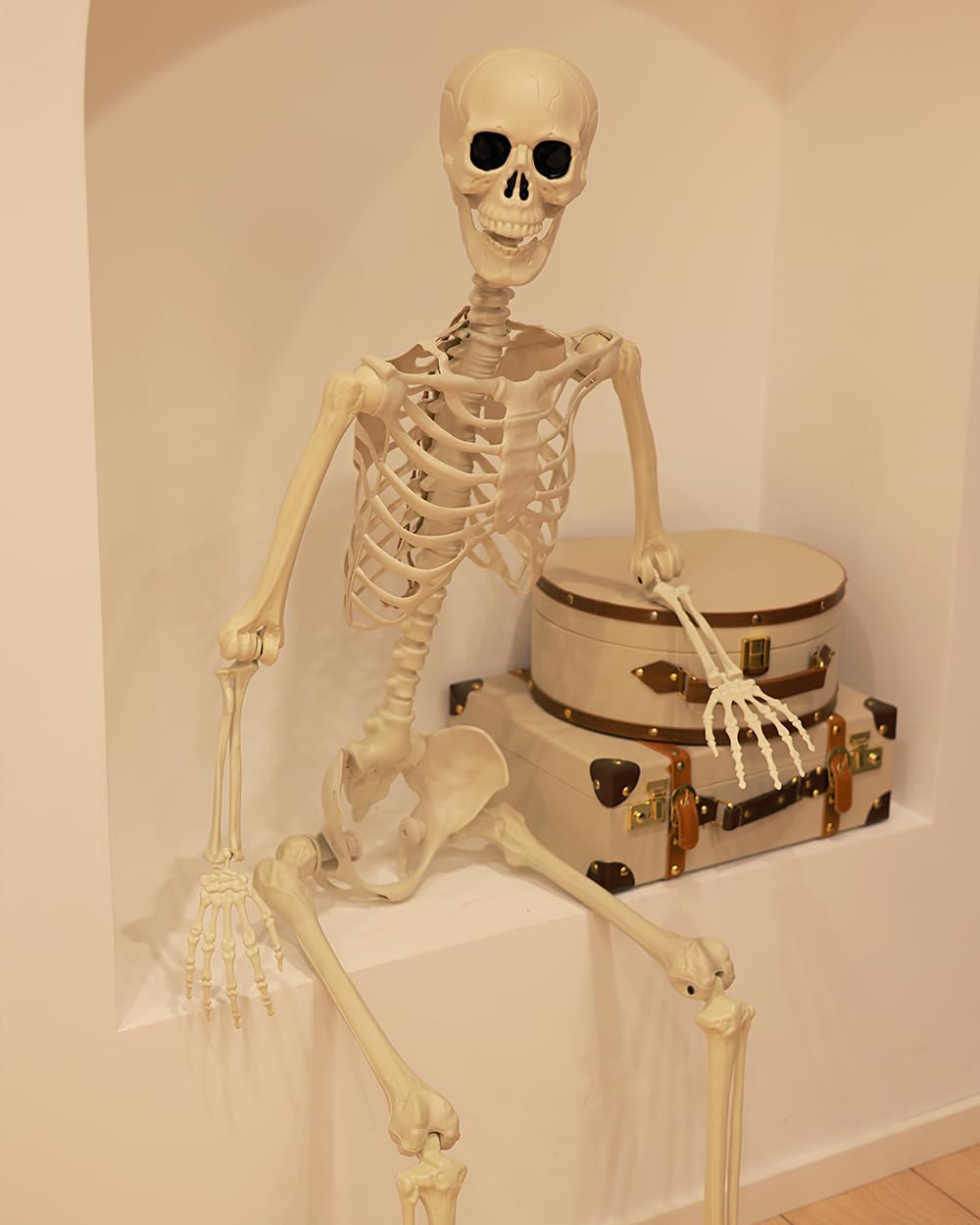 Life Size Posable Full Body Skeleton with Movable Joints J923