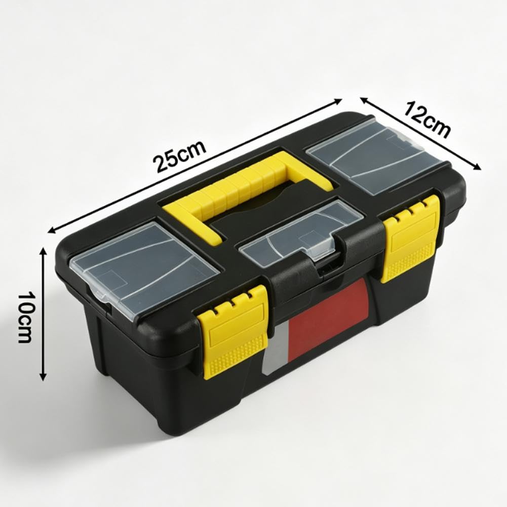 10-Inch Two-Layer Plastic Toolbox with Reinforced Handle R826