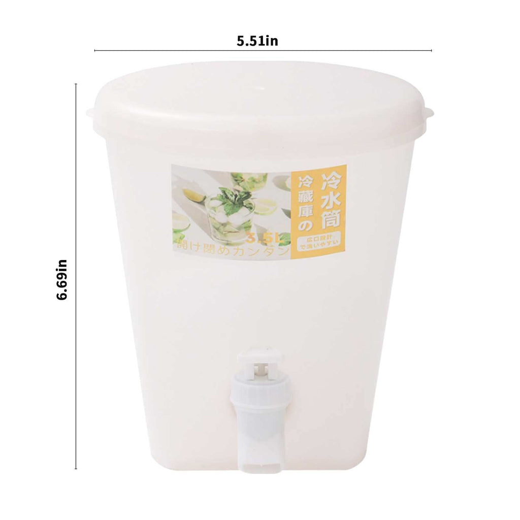 3.5L Plastic Water Dispenser with Lids & Faucet X686