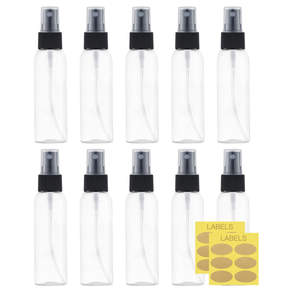 Small 2oz Plastic Spray Bottle 10 Pack L48086