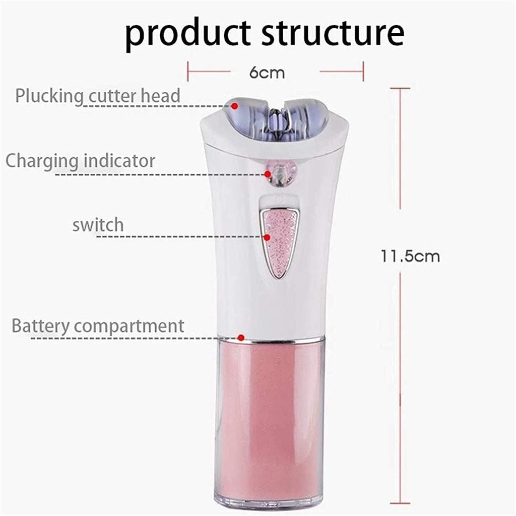 Battery Powered Epilator Mini Shaver Trimmer Razor C639630
