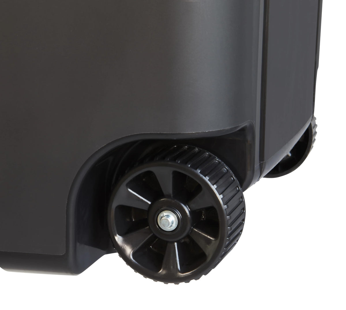 45 Gallon Black Wheeled Plastic Garbage Can T240861