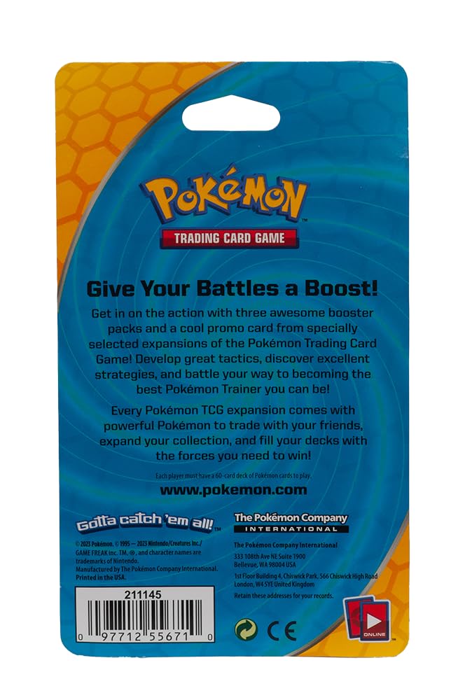 3 Booster Packs & 1 Holofoil Promo Card P738