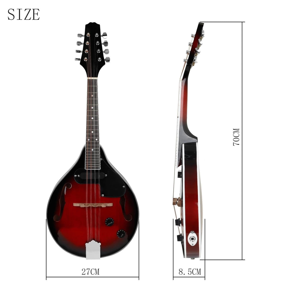 8-String Electric Guitar with Bag Q779529