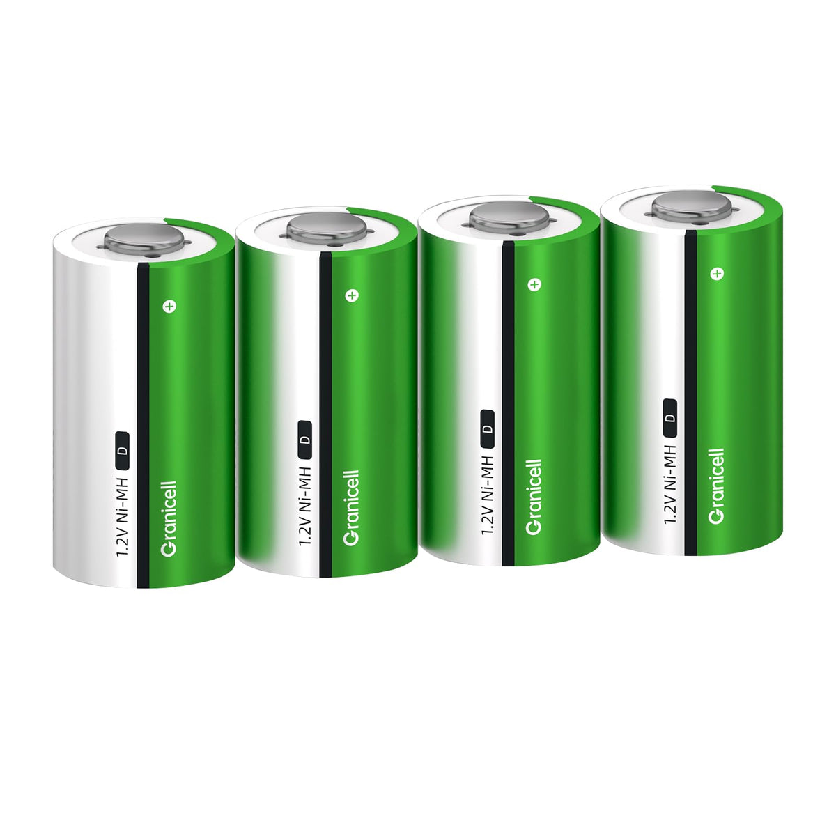 4-Pack D Rechargeable NiMH Batteries B6174