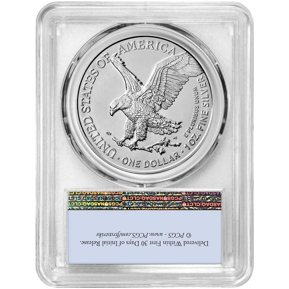 2024 $1 American Silver Eagle PCGS MS70 First Day of Issue U4157