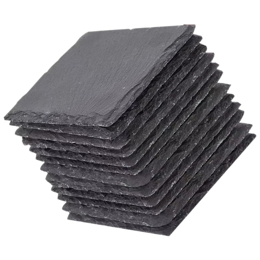 12pcs Natural Stone Drink Coasters Set Y931