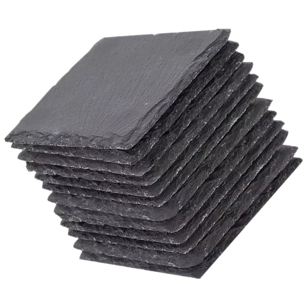 12pcs Natural Stone Drink Coasters Set Y931