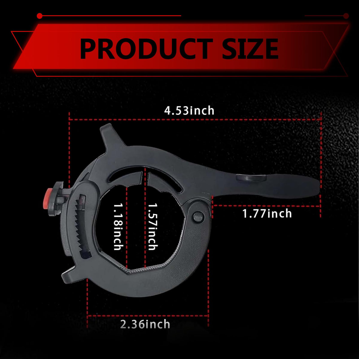 Motorcycle Throttle Lock Cruise Control 1.18"-1.57" Black O24278