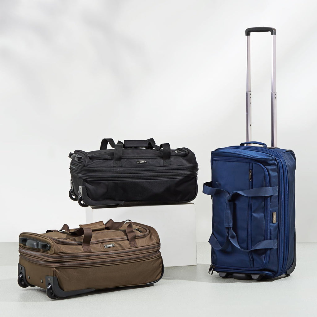 Expandable Carry On Luggage with Wheels Foldable Duffle Bag C39989