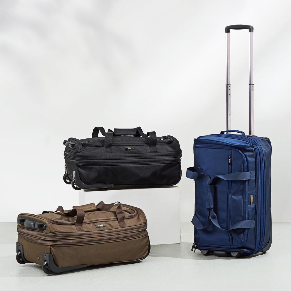 Expandable Carry On Luggage with Wheels Foldable Duffle Bag C39989
