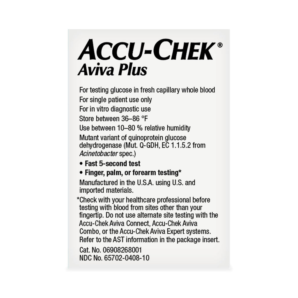 Blood Glucose Test Strips Pack of 100 A756787