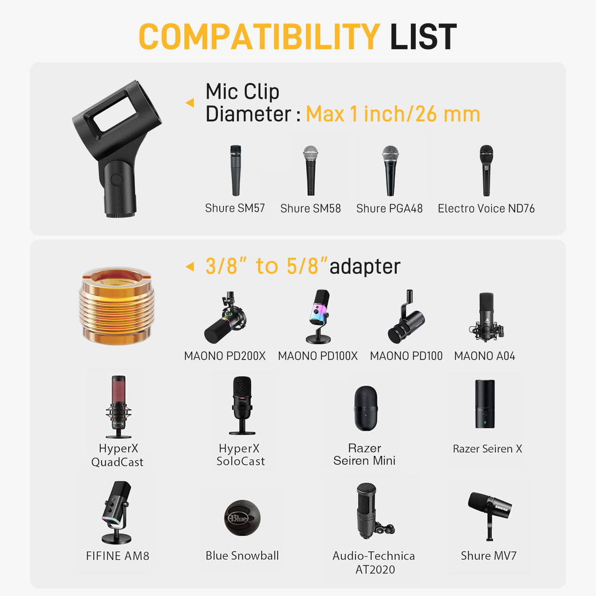 Wireless Condenser Microphone with Boom Arm Stand N578113