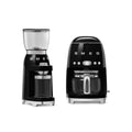 Black Programmable Drip Coffee Maker & Burr Coffee Grinder Set U4297