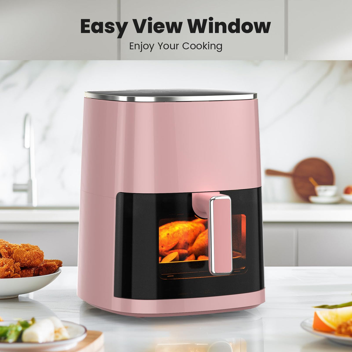 6 Quarts Air Fryer with Window E305