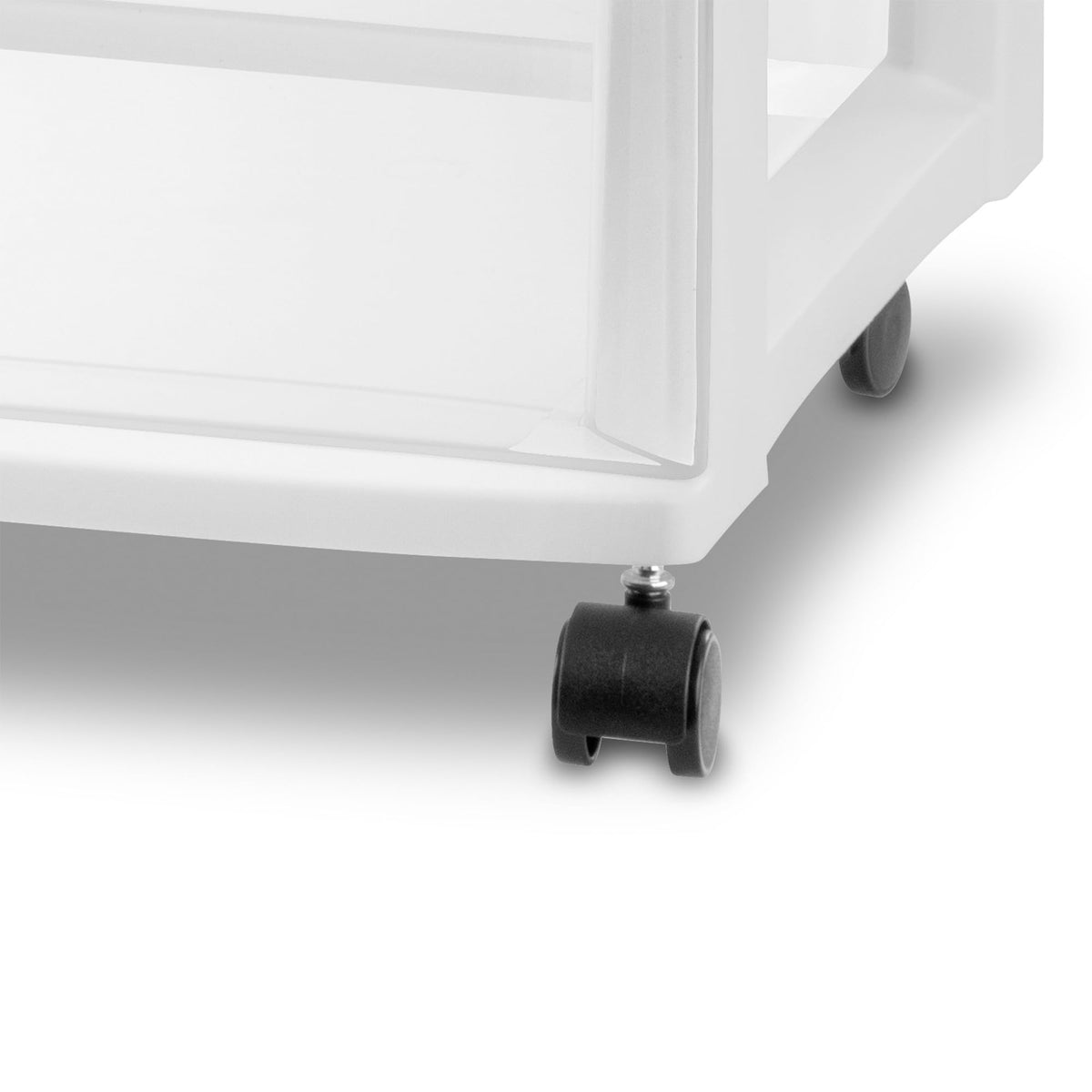 Wide 3 Drawer Plastic Rolling Storage Cart P198511