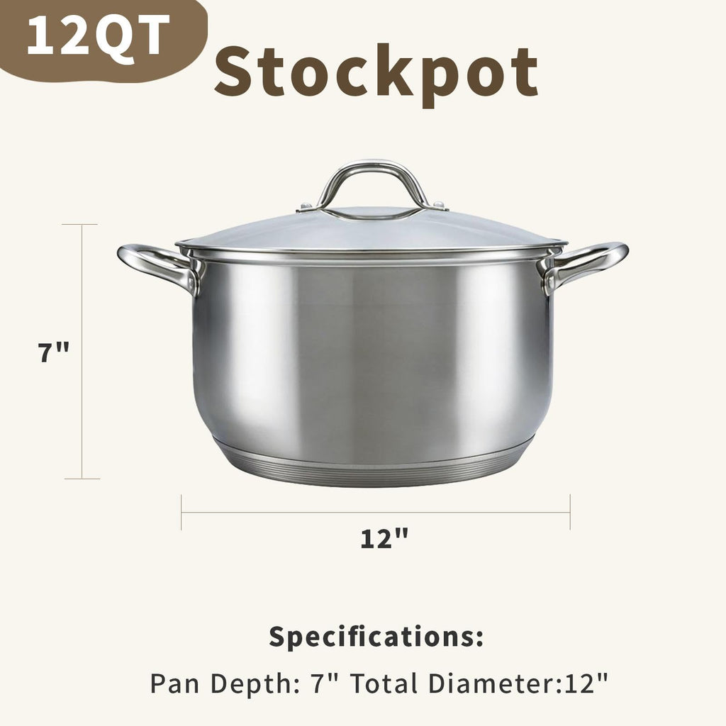 Stainless Steel 12 Quart Stock Pot P566179