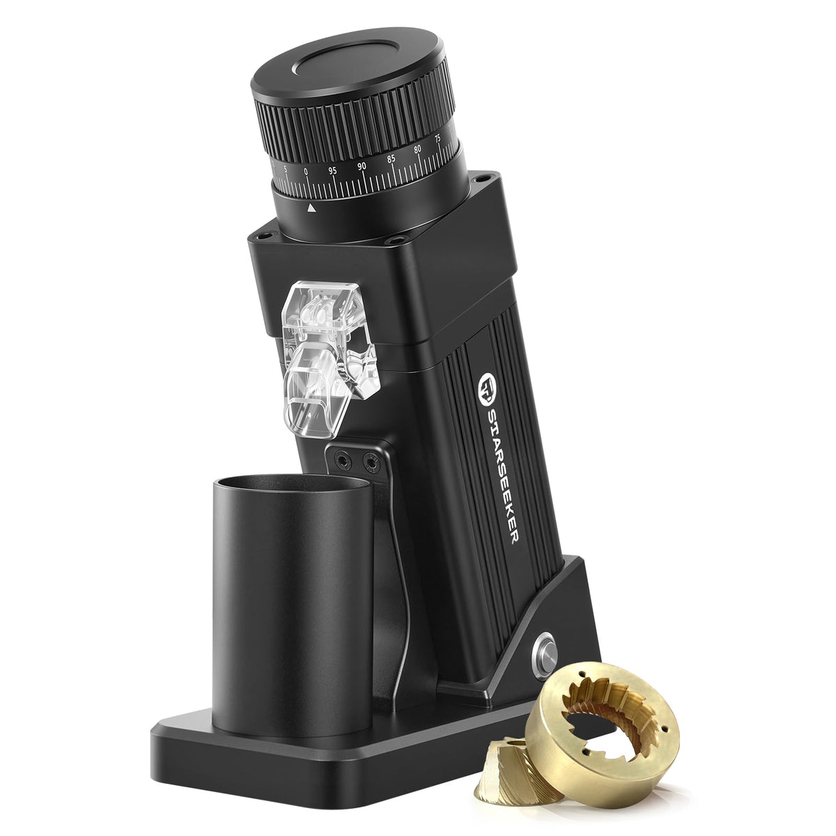 Electric Coffee Grinder with 55mm Titanium Conical Burr E7803