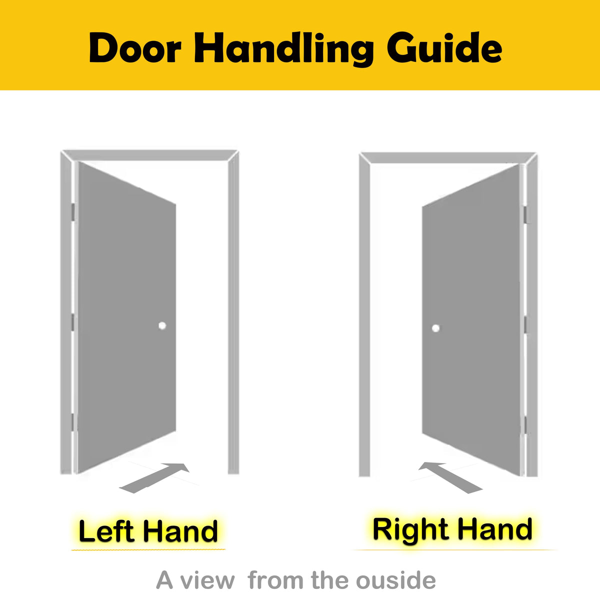 36" x 80" Front Door Slab with Prehung Door Jamb D3143