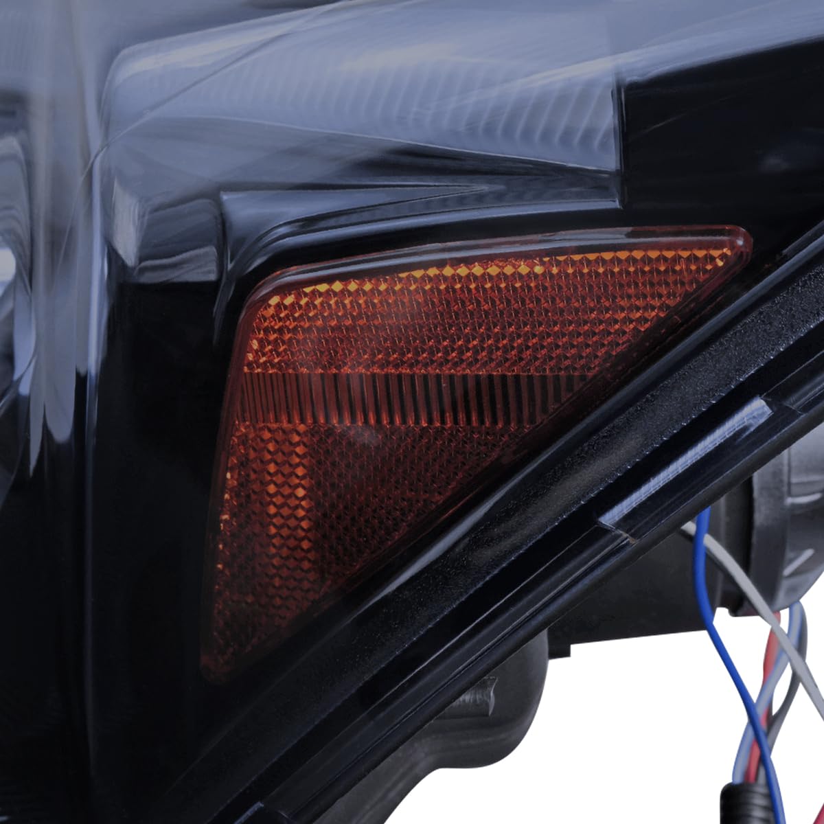 Glossy Black LED Projector Headlights N2132