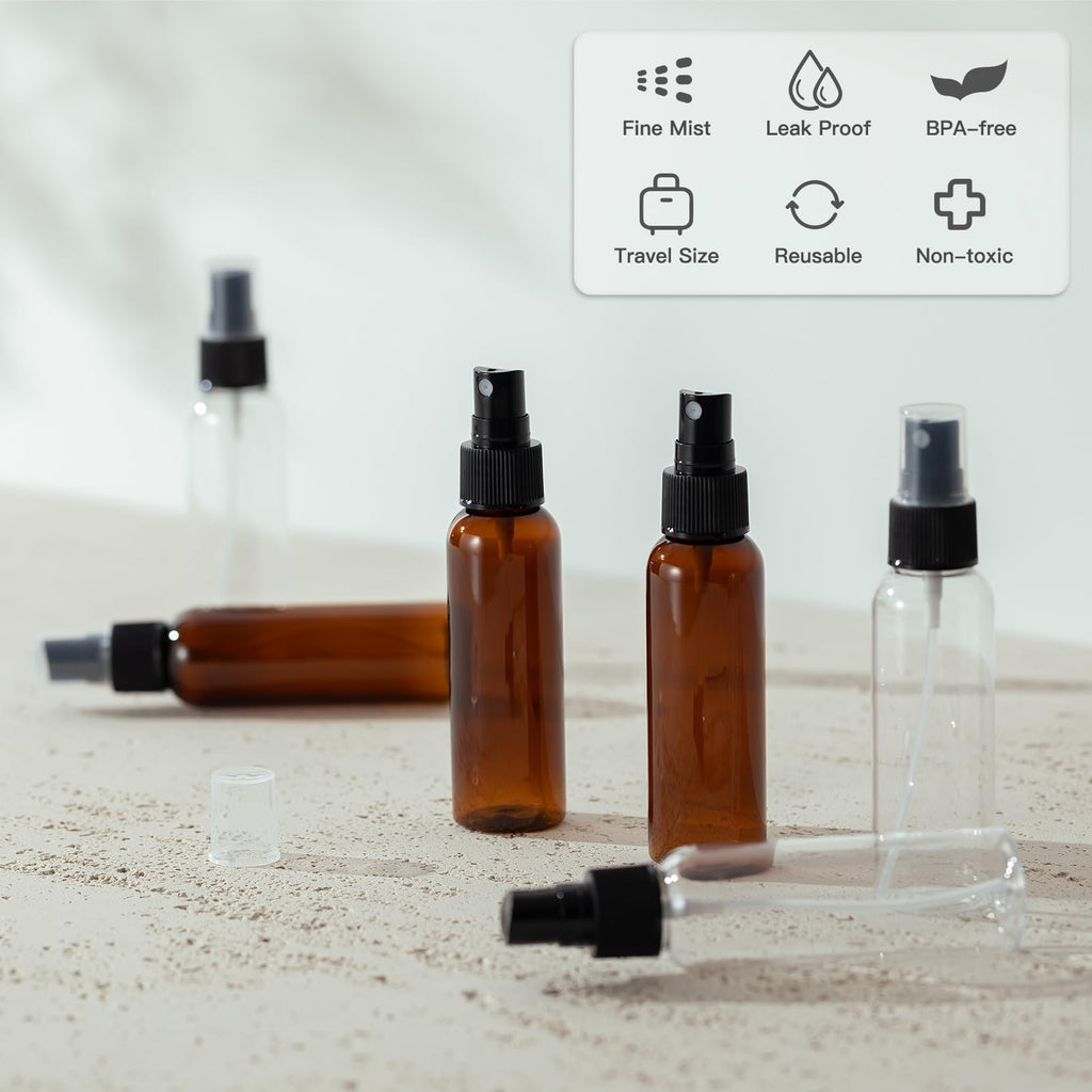 Small 2oz Plastic Spray Bottle 10 Pack L48086