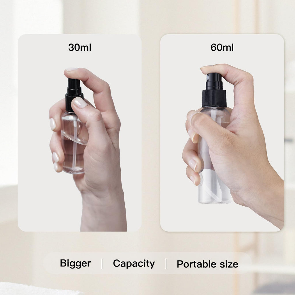 Small 2oz Plastic Spray Bottle 10 Pack L48086