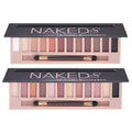 2 Pack Nude Matte Shimmer Glitter Eyeshadow Palette Set L180