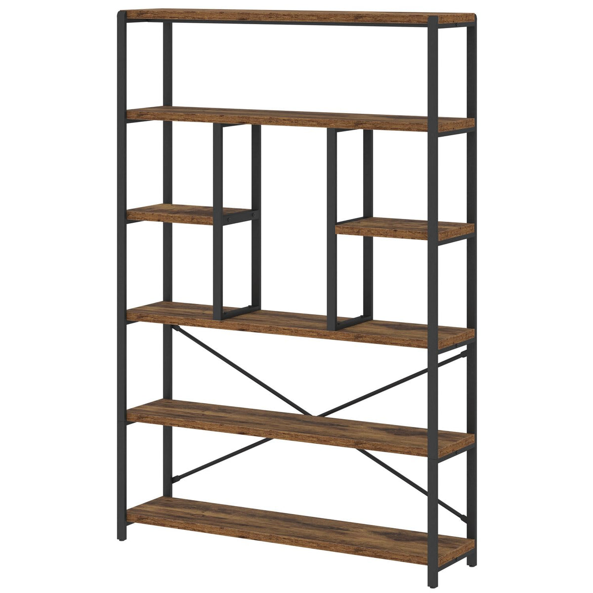 6 Tier Industrial Bookshelf J178