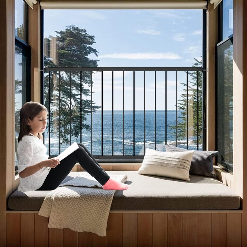 Black 2 Piece Window Guards F80338