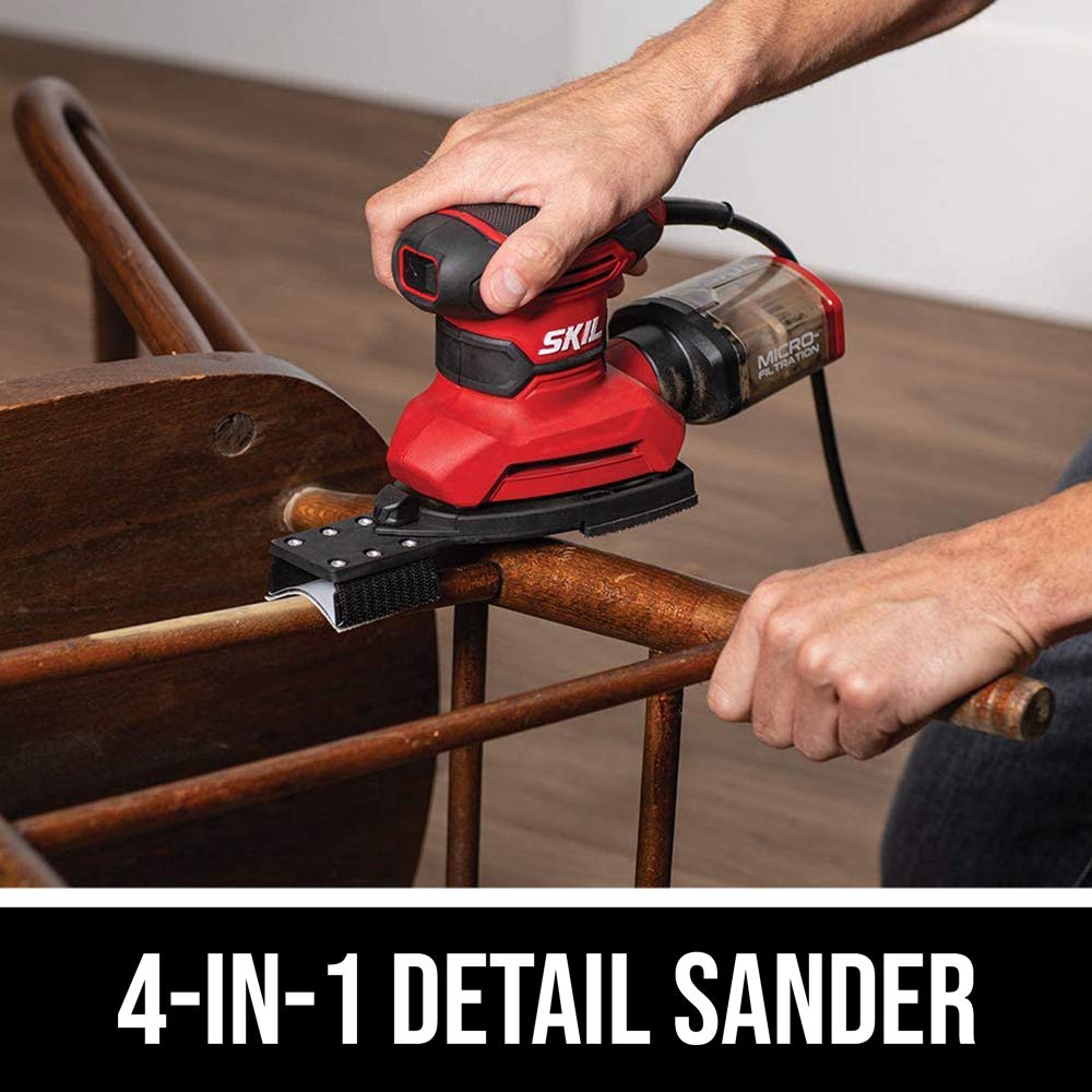 Corded Multi-Function Detail Sander with 12pc Sanding Sheet K4519