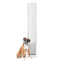 Sliding Glass Pet Door, Large, White M76853