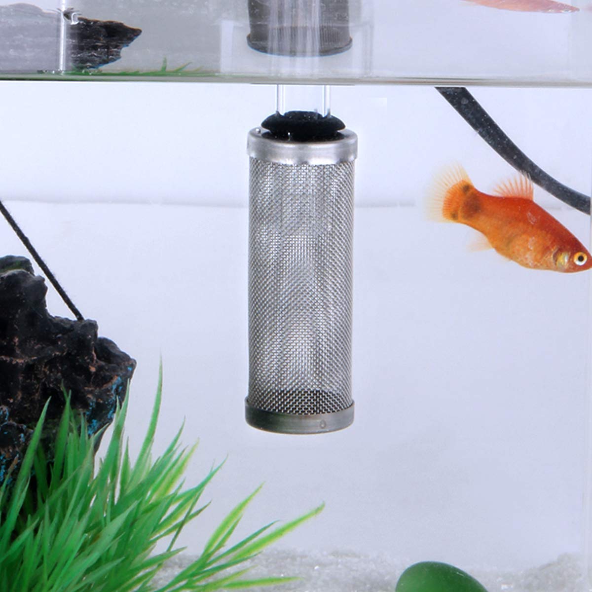 Aquarium Fish Tank Intake Strainer Stainless Steel 11mm S303