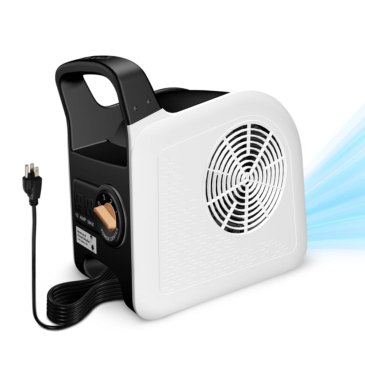 3 Speeds Portable Utility Air Mover Blower Fan P602
