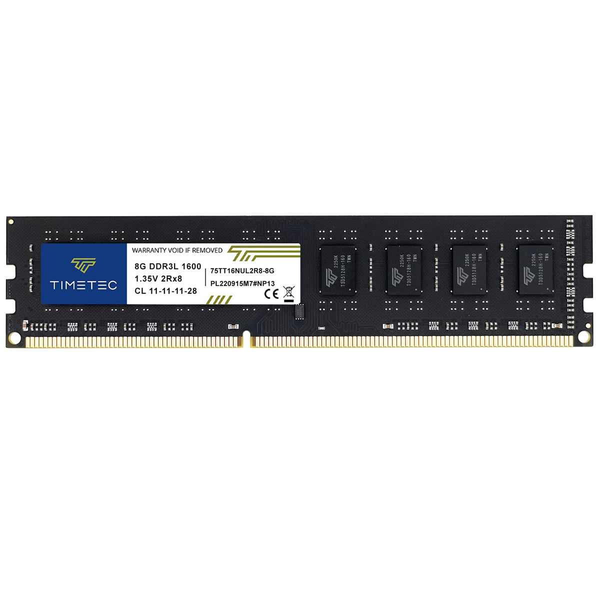 8GB DDR3L DDR3 1600MHz Non-ECC Unbuffered 240 Pin UDIMM Desktop Memory RAM Module Y53704