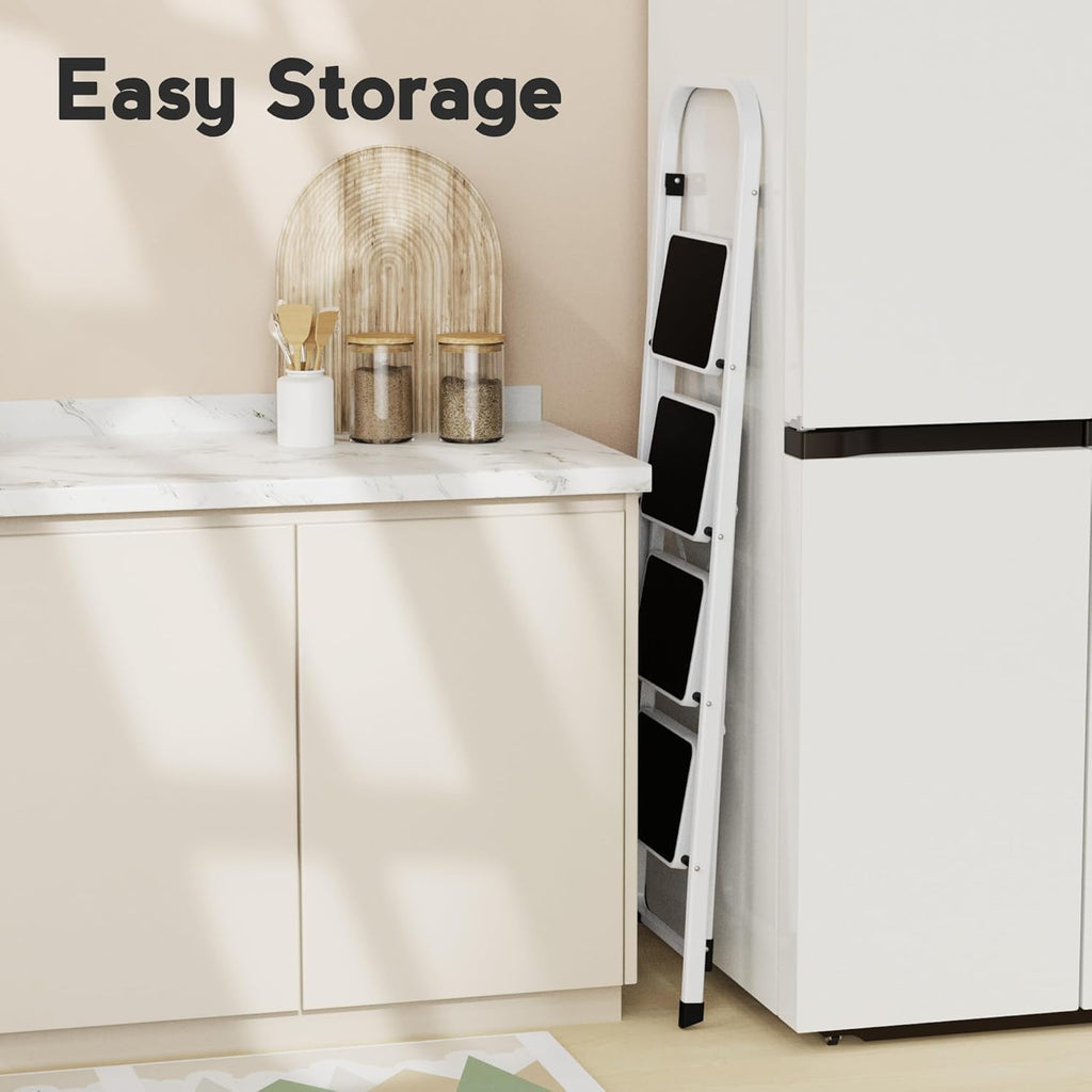 4 Step Folding Step Stool with Handle F572