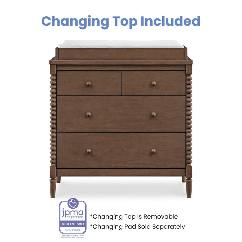 4 Drawer Dresser with Changing Top W491299